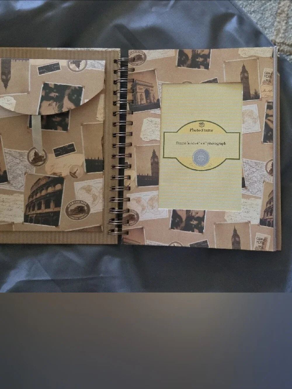 Vintage Arc de Triomphe Spiral Notebook